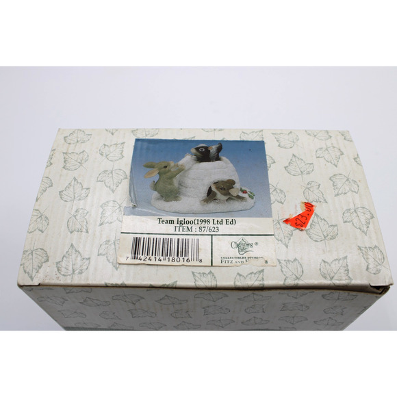 Charming Tails Figurine - Fitz & Floyd - Team Igloo (87/623).Christmas Decor - Picture 4 of 5